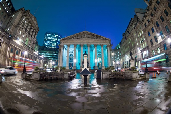 the royal exchange and the bank of england